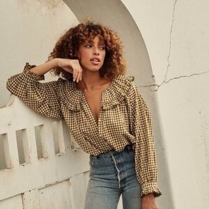 Doen Seychell top in Olive